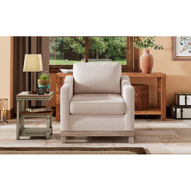Chaise d'appoint Zairo, Beige