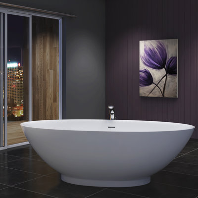 Baignoire de trempage autoportante 71 "x 33" Rockport