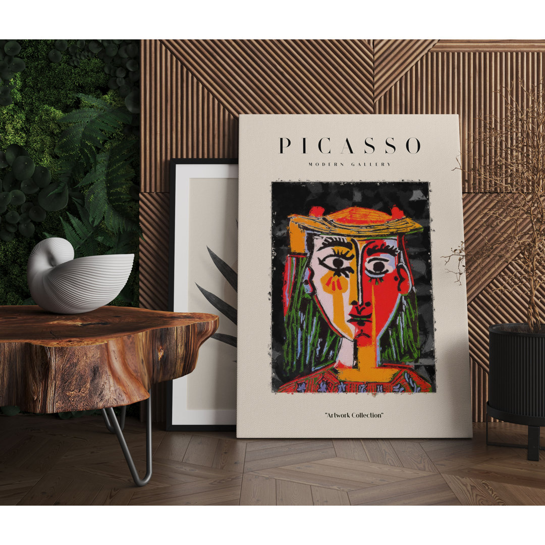 Picasso Art Collection - Frau Mit Hut I Als Leinwandbild