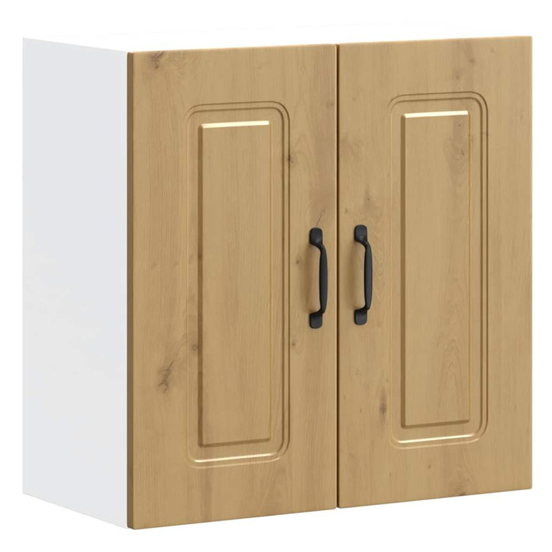 Kitchen Wall Cabinet Kalmar Engineered Wood, 60cm H x 60cm W x 31cm D, Artisan Oak