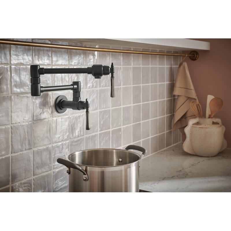 Tulham® Wall Mount Pot Filler, Stainless