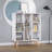 Johntavius 32" W x 37" H Bookcase with 8 Cubes-2074566886