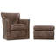 Times Square Leather Swivel Chair-221152758