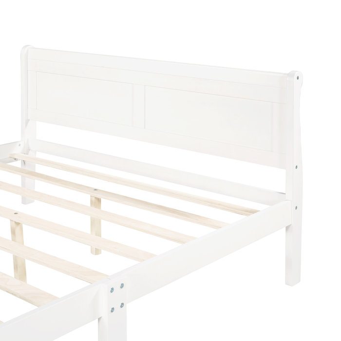 Harriet Bee Uhrichsville Solid Wood Platform Bed & Reviews | Wayfair