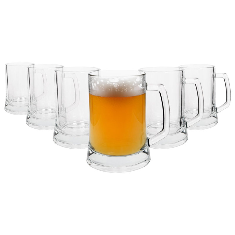 Rink Drink 500ml Glass Beer Mug Glassware