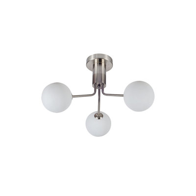 Gabrielson Glass Semi Flush Mount