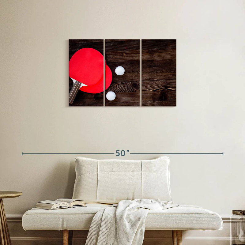 Sireci Table Tennis, 20" H x 33" W