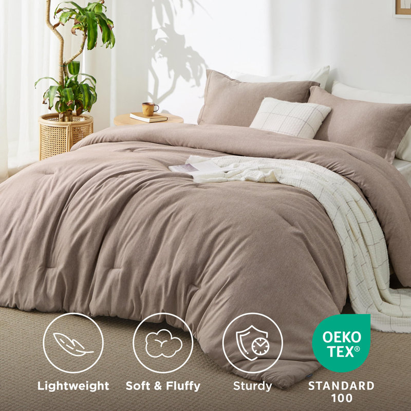 Polyester Standard Comforter, Khaki, Twin Comforter