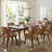 Mason Upholstered Faux Leather Side Dining Chair With Solid Wood Legs -1060085126-1060085124