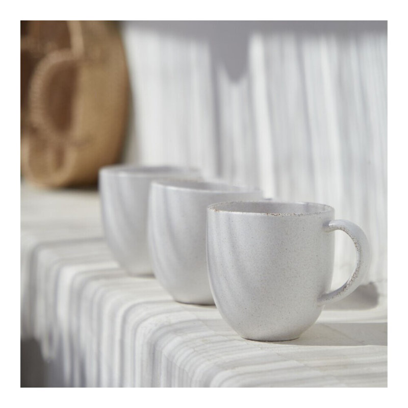 Monterosa Stoneware Coffee Mug, Cream