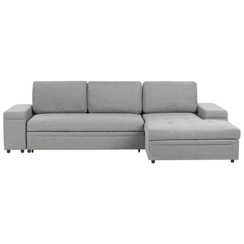 HRISEY 3 Seater Sofa Bed, Grey