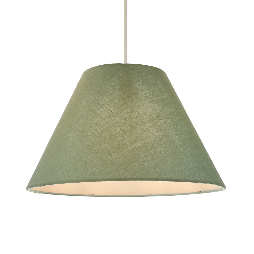 Traditional 8 Inch Vivid Cotton Fabric Coolie Lamp Shade By Happy Homewares