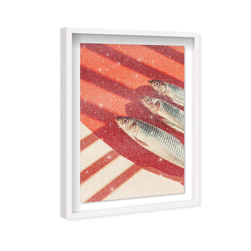 Coast Catch Print by Oliver Gal, 37.5"H x 25.5"W, White Shadowbox