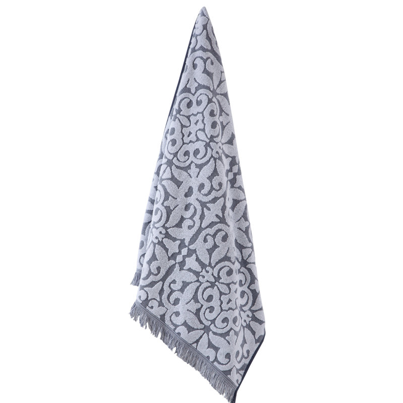 Salinas Midweight Bath Towel, Dusty Blue
