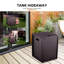 Table d'appoint avec réservoir de propane pour foyers d'extérieur au gaz - table d'appoint avec réservoir de propane de 20 lb pour foyer d'extérieur, barbecue au gaz, plaque chauffante et poêles au propane-124986247