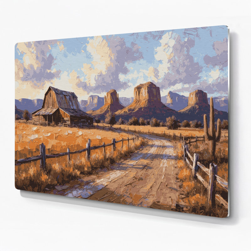 Art mural en métal bleu du sud-ouest des Cowboys du sud-ouest 91, 288" H x 432" W x 0.05" D