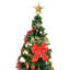 Arbre de Noël artificiel en PVC de 5 pieds avec lumières DEL, arbre de Noël vert avec 109 décorations de Noël suspendues