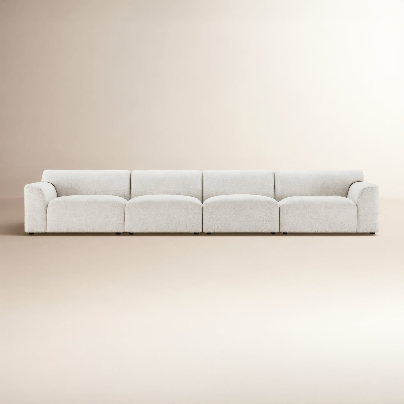 Morell 164" Modular Sofa, Nathan Wheat Tweed