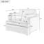 Fauteuil d'appoint surdimensionné Mirod - coussins d'accoudoirs confortables, style neutre polyvalent, design élégant, structure durable-932912800