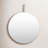 Galactic Stainless Steel Round Wall Mirror-1414228505