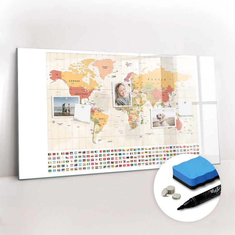 Magnetic Glass Dry Erase Board