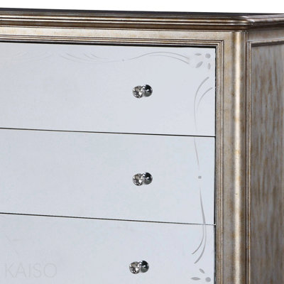 Antique Champagne Finish Chest