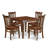Solid Wood Top-Square Dining Room Set-Seats-1163514158-1163514157-1146433681