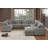 Chenille Modular 11-piece Large Corner Sectional -365842262