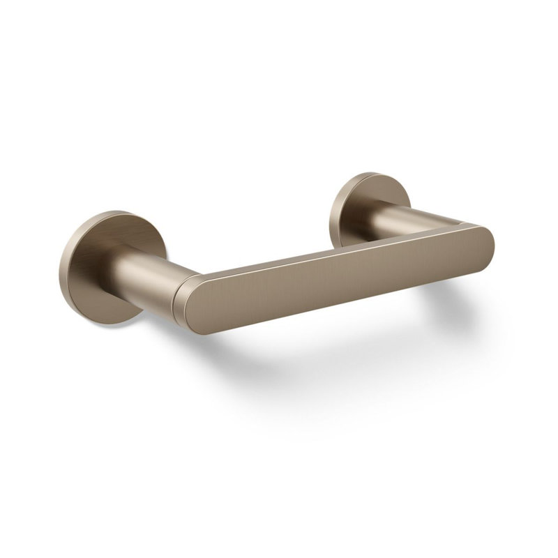 Wall Mount Toilet Paper Holder, Gold Rose