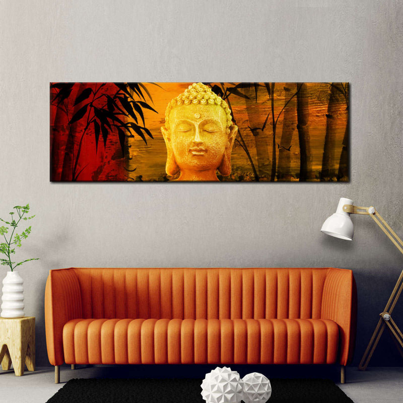Bouddha calme, H 8 po x l 24 po x P 1 po
