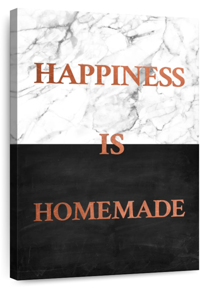 Trinx Happiness Is Homemade Typography I - Wayfair Canada