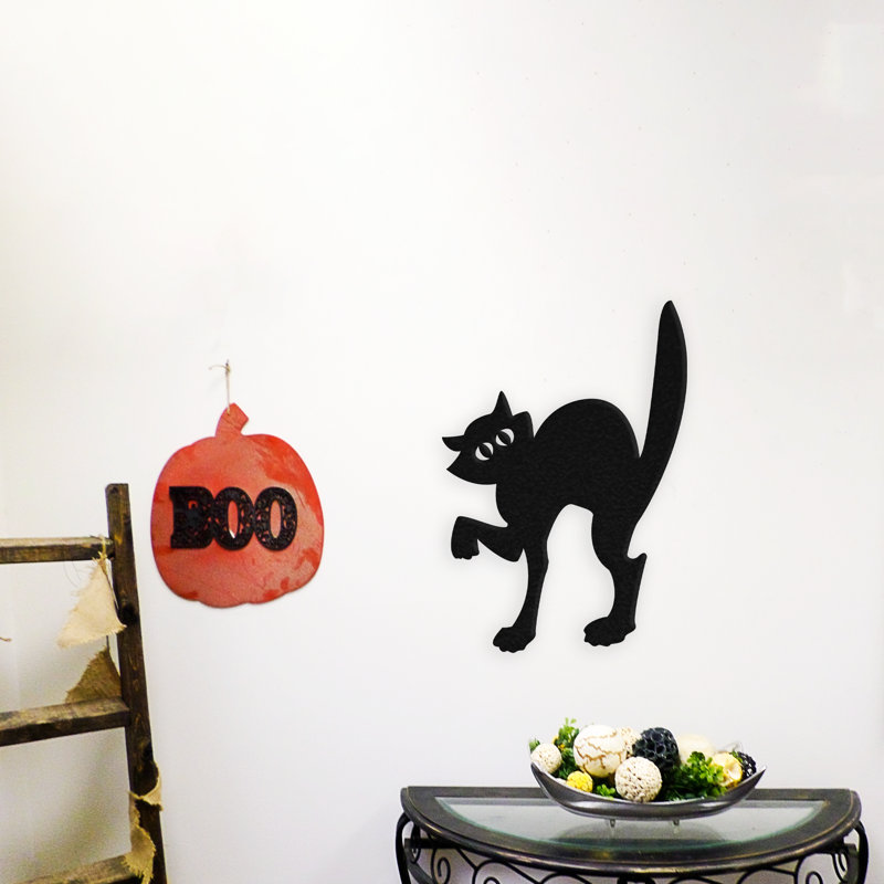 Sneaky Cat Wall Décor, 20" H x 14" W x 0.06" D