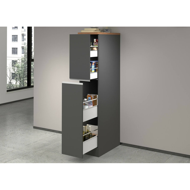 Allanson 165cm Kitchen Pantry, Anthracite/Oak