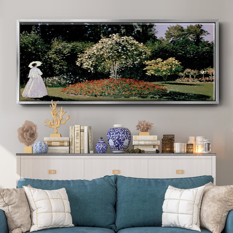 Monet - Framed Canvas, 24" H x 60" W