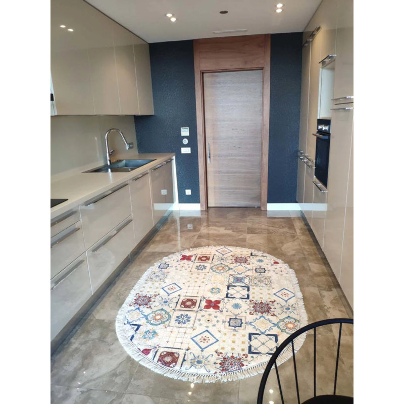 Tapis Maryemma avec envers antidérapant, Rectangle 5 pi 11 po x 11 pi 6 po