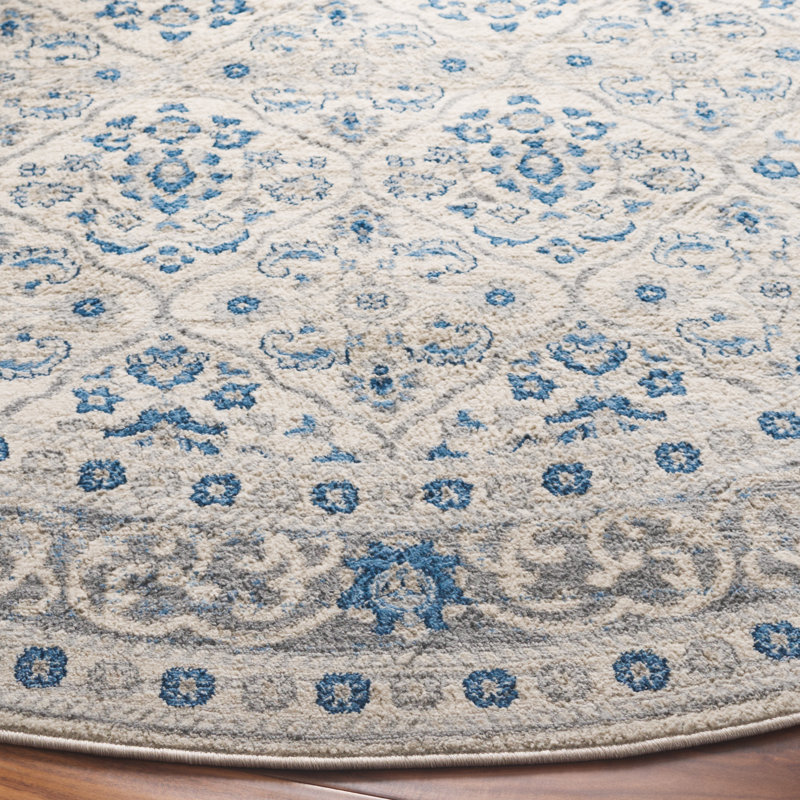 Ahsan Performance Oriental Rug, Round 6'7"