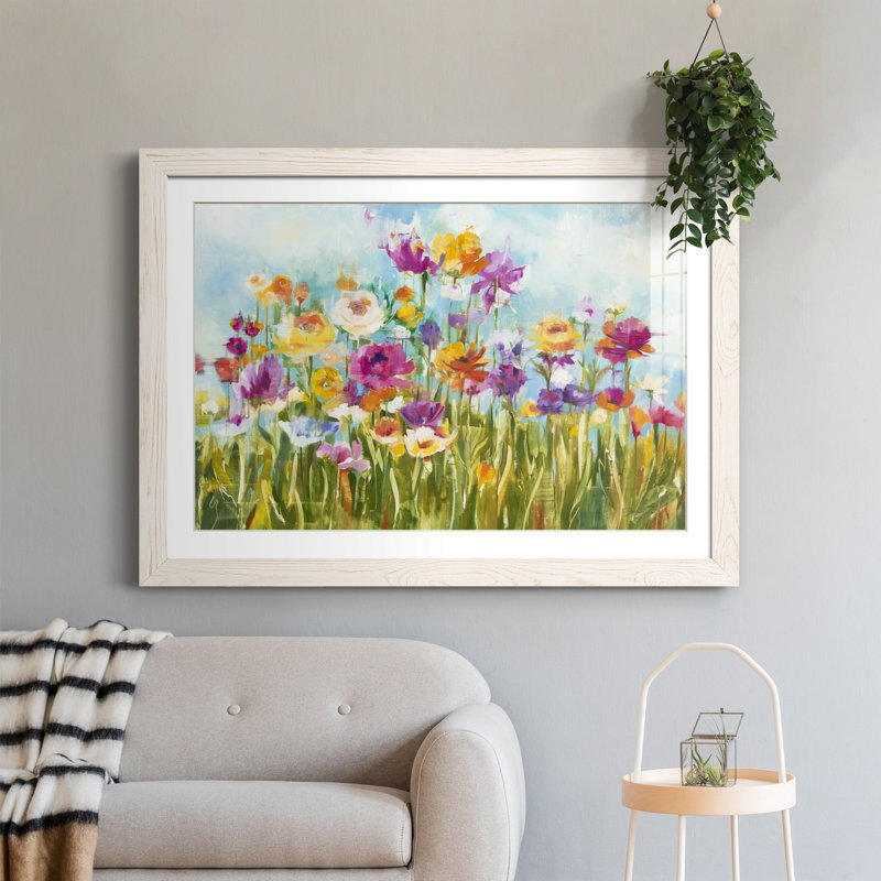 «Flight of Fancy» - Reproduction d'art sur papier encadrée, H 37,5 po x l 27,5 po x P 1,5 po, Cadre blanc