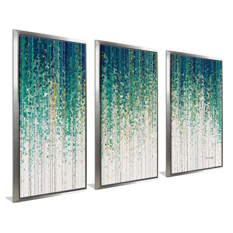 «2 Timothy Abundant Grace» par Mark Lawrence - 3 pièces, cadre flottant, impression sur toile, L 52,5 po x H 33,5 po