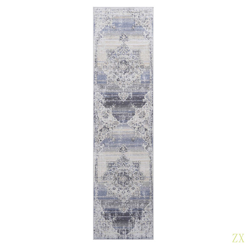 Collection 2X8 /Medallion Non-Shedding Living Room Bedroom Dining Home Office Stylish And Stain Resistant Area Rug