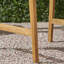 Ensemble de 2 chaises de salle à manger en bois d'acacia Adirondack-838052126