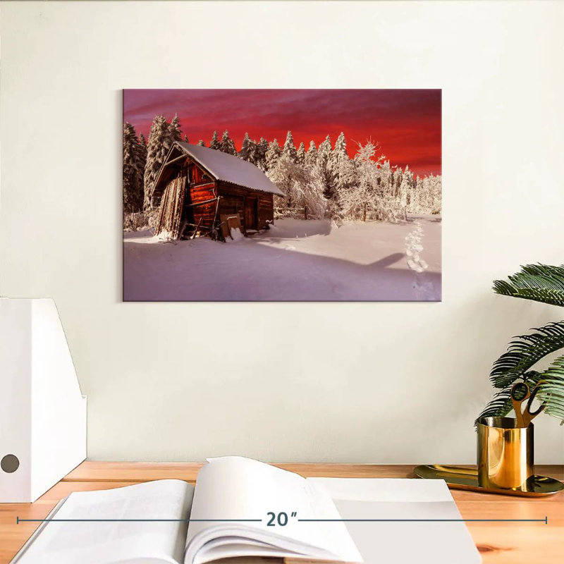 Lilie rustique chalet d'hiver, H 8 po x l 12 po