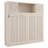 Queen Size Murphy Bed With Storage Cabinets, Beige