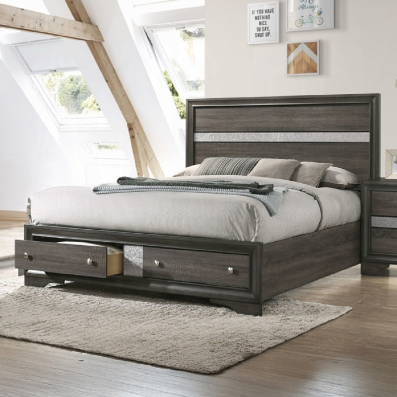 Naima EK Bed W/Storage, King