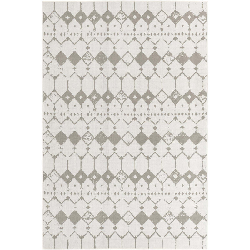 Geometric Indoor / Outdoor Rug, Rectangle 6' x 9'