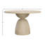Balak Reclaimed Pine Round Modern Hourglass Bistro Dining Table-1963447515-2001757261