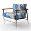 Chaise avec accoudoirs rembourrée Frode-352113336