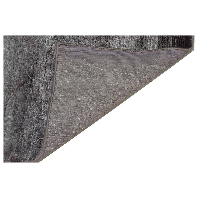 Silk Geometric Area Rug, Runner 2'6" x 10'