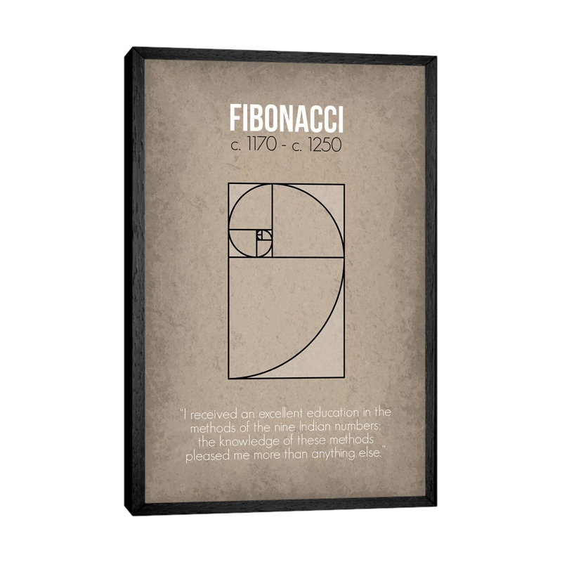 Fibonacci, Black Framed, 152.5 cm H x 101.5 cm W