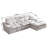 Premium L-shaped Sofas, Chenille Fabric, Modern Design For Compact Spaces