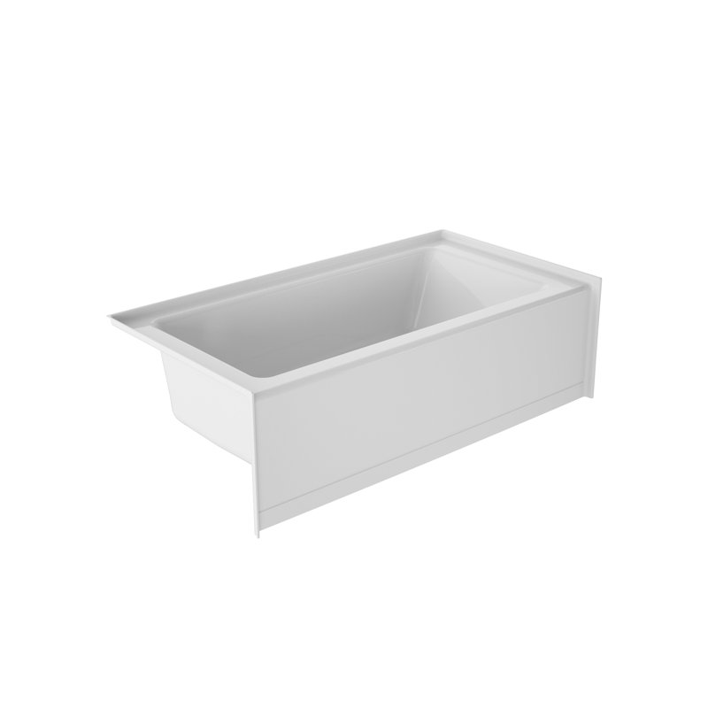 SIGNATURE® Low-Profile AFR 18" 6030 Skirted Soaking RH White, Left